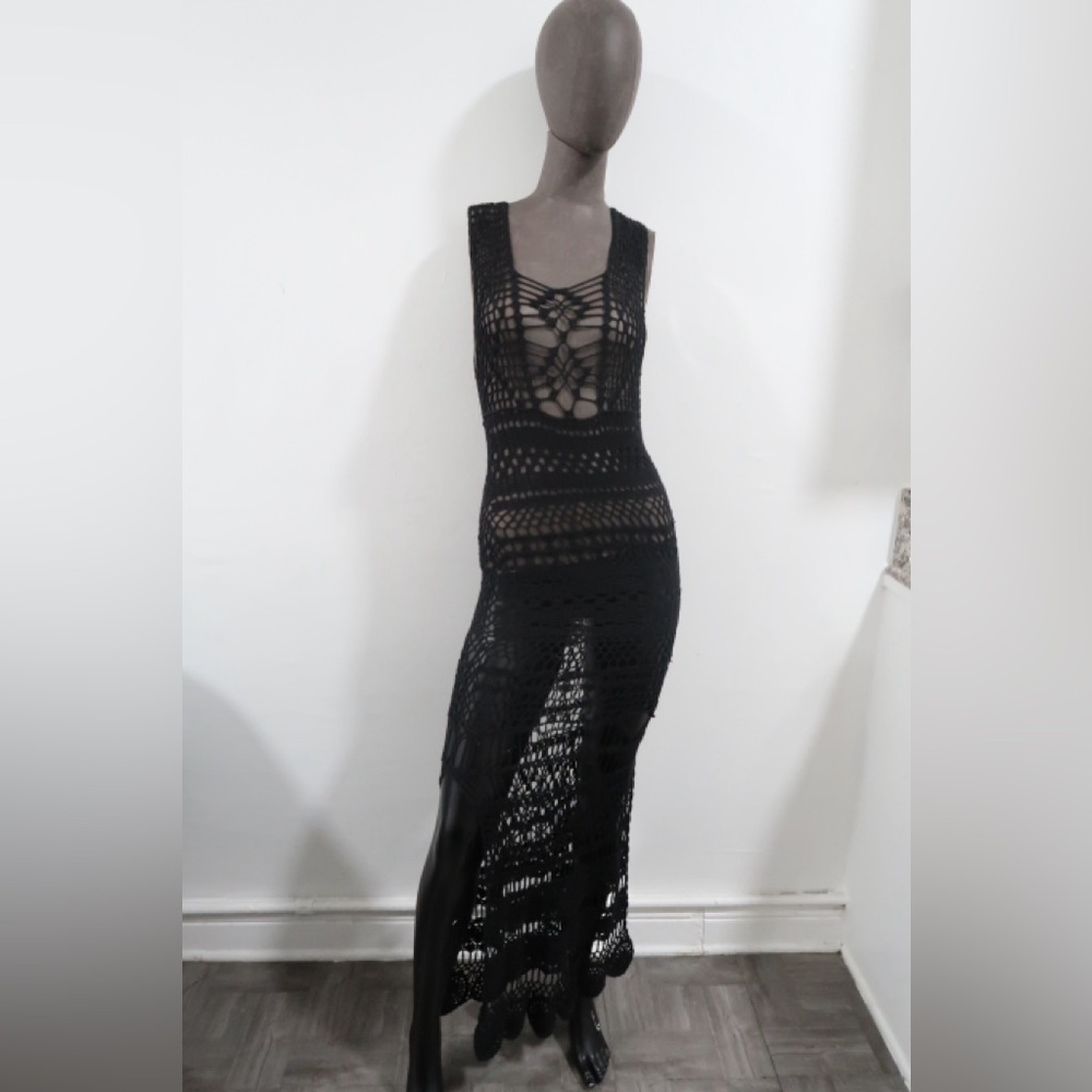 CLEOBELLA COTTON YARN MIDI DRESS
